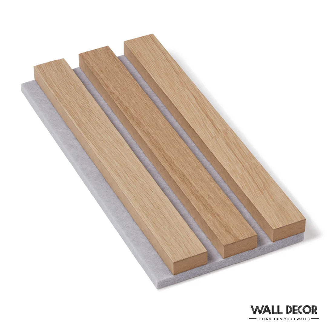 Échantillon Panneau Tasseaux Bois - Naturewall™