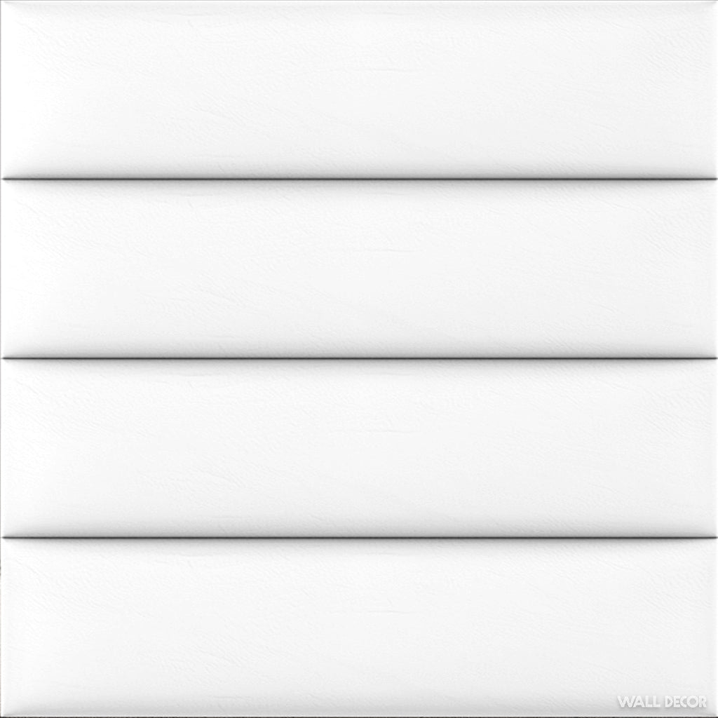 panneau tete de lit design blanc