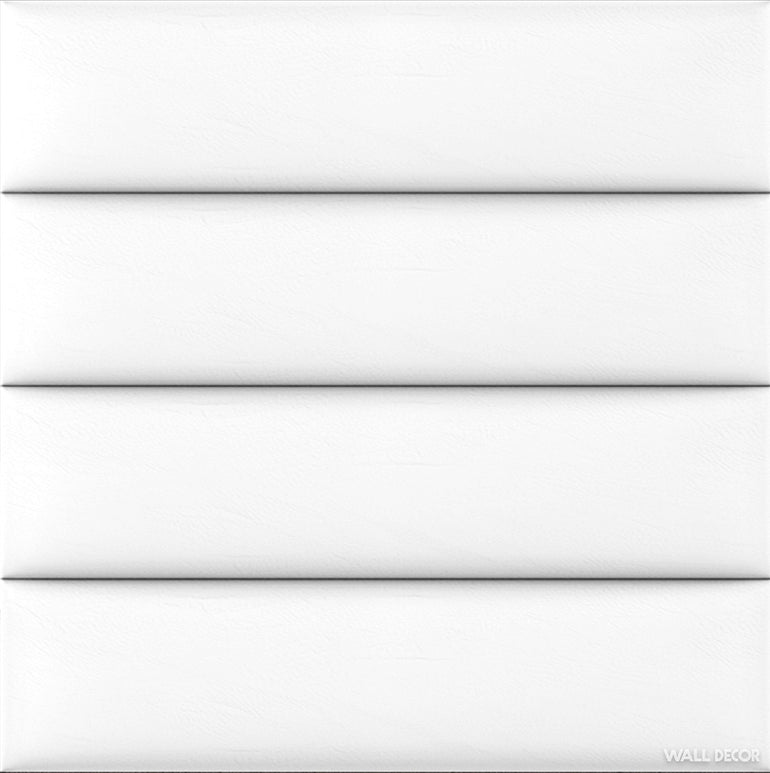 panneau tete de lit design blanc